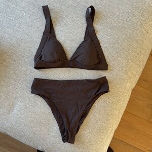 Brown bikini